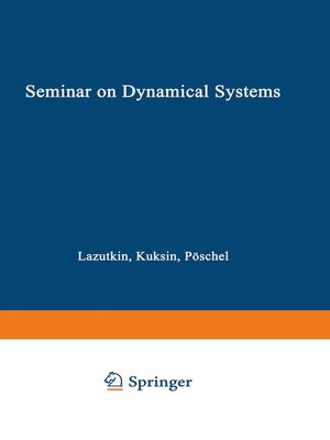 cover image of Seminar on Dynamical Systems